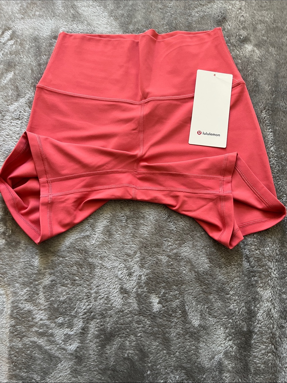 🆕 Lululemon Align High-Rise Short 6” in Desert Red, size 8 - Picture 3 of 6
